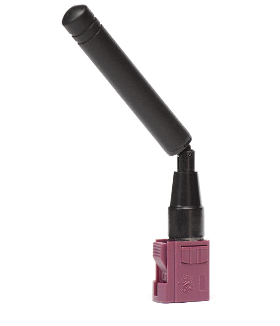 2J Antennas, 單個外部天線, 2JW1683-FKD,連接器安裝,Fakra D-Bordeaux 母連接器