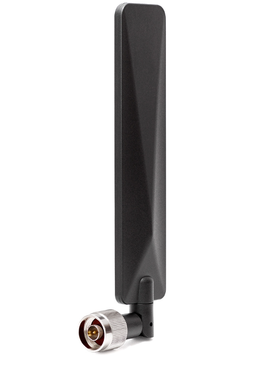 2J Antennas, 單個外部天線, 2JW0124Z-C955N,鉸鏈式連接器,N 型公接頭