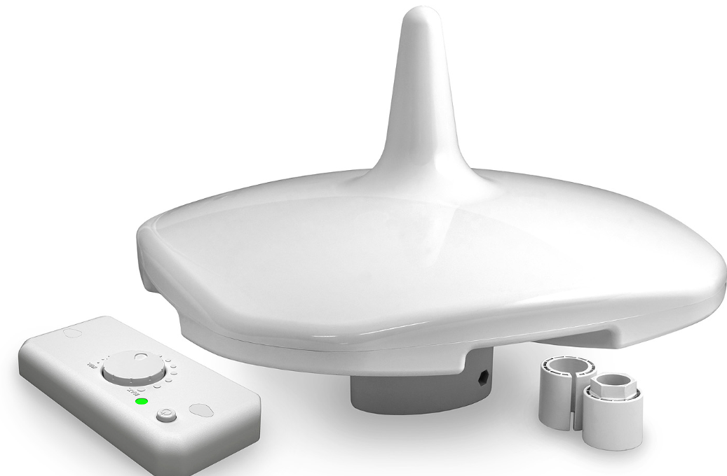 2J Antennas, 組合外部天線, 2J9438JBW,HDTV/DVBT/DAB 電視天線,螺絲安裝/桿安裝