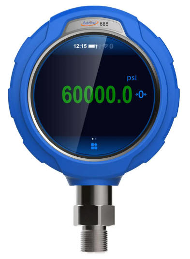 Additel Corporation,高級(jí)數(shù)字壓力表,Additel 686,壓力范圍高達(dá) 60,000 psi （4,200 bar）