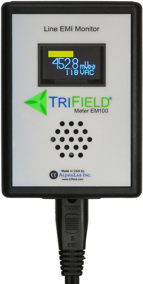 Trifield EM100 Power Line Monitor線路電磁干擾檢測儀,Alphalab E100 EMI測量儀