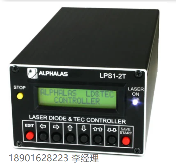 德國 ALPHALAS GmbH數字半導體激光管驅動器和雙 TEC 控制器：LPS1-2T 系列
