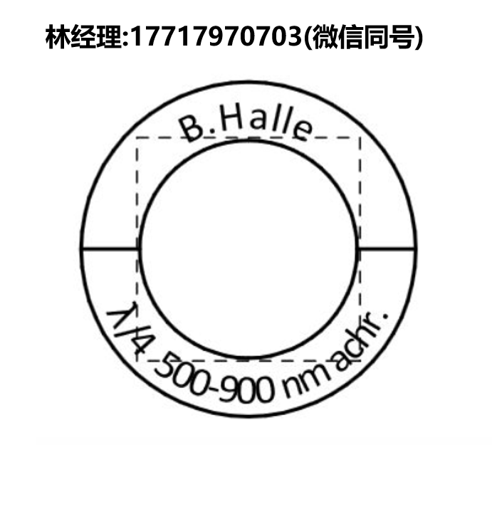 Bernhard Halle Nachfl進口代理,RAC消色差波片