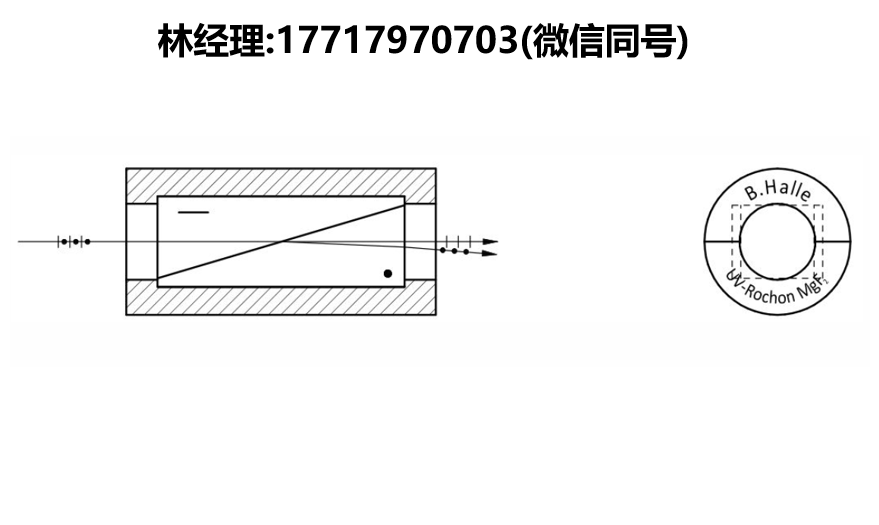 Bernhard Halle Nachfl進口代理,PLM/PUM偏振棱鏡
