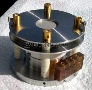 HRBIS-10000 探頭,帶有兩個可選的 90% 光束衰減網格。網格是電鑄鎳網格;在這種情況下,光束強度總共降低了 99%。使用這些柵極有助于延長更高電流離子束的 MCP 使用壽命。
