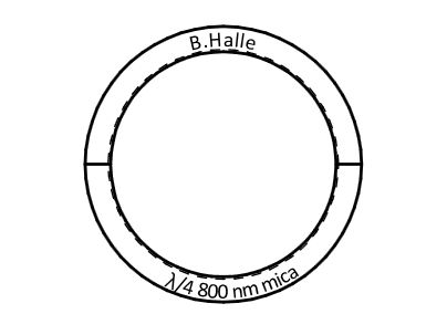 德國Bernhard Halle Nachfl 云母波片 可直接作為零級波片使用