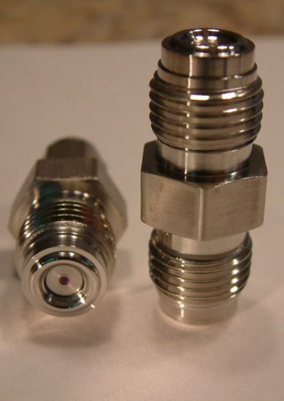 美國Bird Precision, 不銹鋼活接頭,RB82046 系列,不銹鋼孔板接頭,用于表面密封應(yīng)用,孔口尺寸范圍為 0.0004 英寸至 0.081 英寸