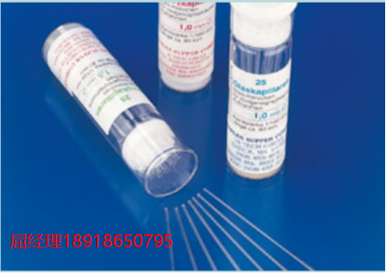Charles supper Thin-Walled Capillary Tubes For X-Ray Diffraction 用于 X 射線衍射的薄壁毛細(xì)管 特殊玻璃 （SG）由特殊玻璃、富硼和石英制成