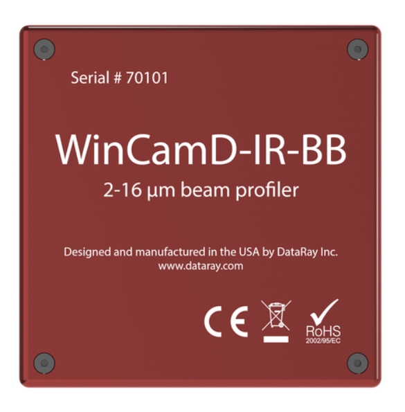 DataRay WinCamD-IR-BB 2-16μm中紅外光束輪廓分析相機(jī)