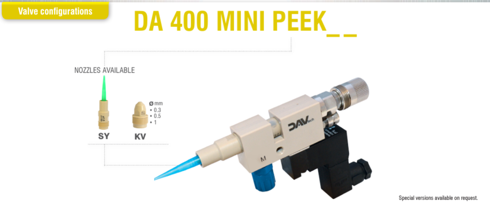 DA 400 MINI PEEK配置