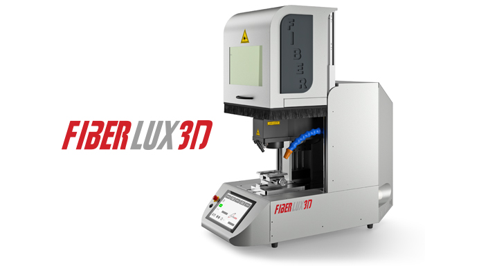 Elettrolaser意大利 激光焊接機，使用FiberLUX 3D在傾斜，圓形或球形物體上進行激光切割和雕刻