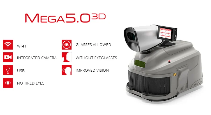Mega 5.0 3D激光焊接機，是Mega 5.0焊接激光與3D立體顯微鏡的優化版本，是金匠行業到中型/大型生產的理想激光焊機