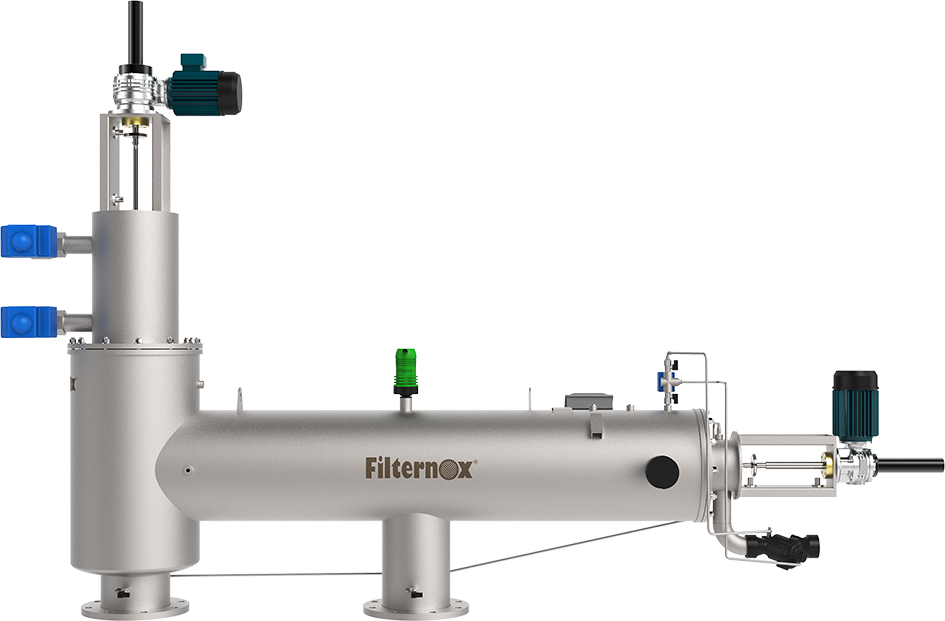 Filternox 自動自清潔過濾器 KFH-WBVV-MR 一個過濾裝置中實(shí)現(xiàn)兩級/三級過濾