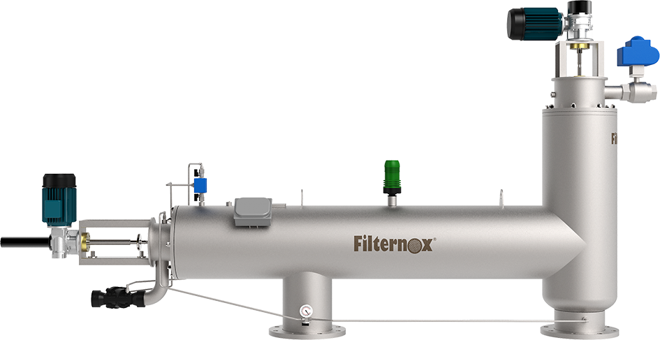 Filternox過濾器  KFH-B-MR Filternox KFH 型號自動自清潔細(xì)篩 具有額外的粗篩自動自清潔系統(tǒng) 可在一個過濾裝置中實(shí)現(xiàn)兩級過濾 適用于高懸浮固體負(fù)載的水。
