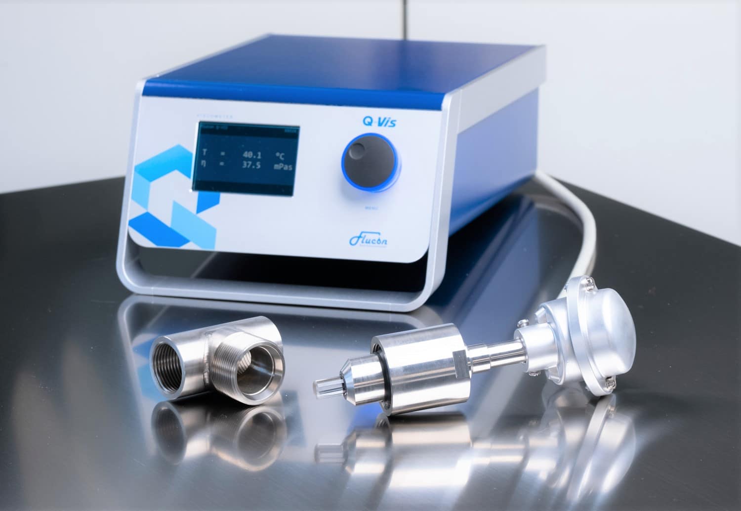 Flucon fluid control GmbH  在線粘度計(jì) Q-Vis 測(cè)定靜止和流動(dòng)液體的動(dòng)態(tài)粘度 適用于在線和實(shí)驗(yàn)室測(cè)量