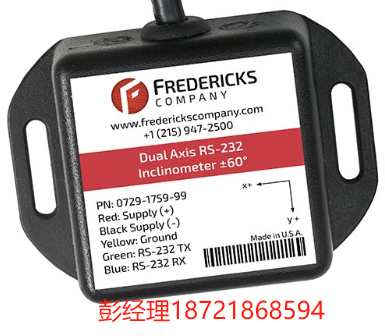 美國Fredericks 雙軸RS-232數字傾角儀 高精度數字傾角儀傳感器