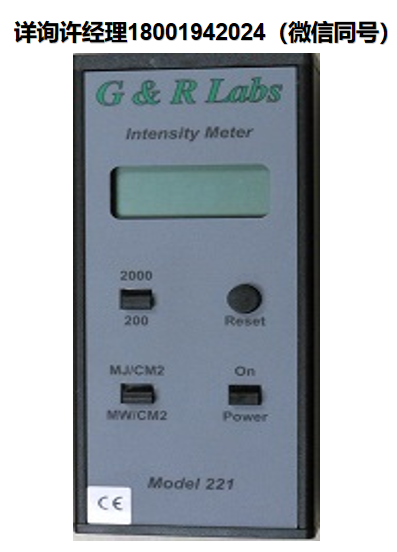 美國G&R Labs Model 221 紫外線光度計、照度計、測光儀、紫外線照度計、進口代理G&R Labs