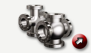 HUNTINGTON UHV FITTINGS (CF), 4-way CROSS 超高壓配件（CF），4路接口