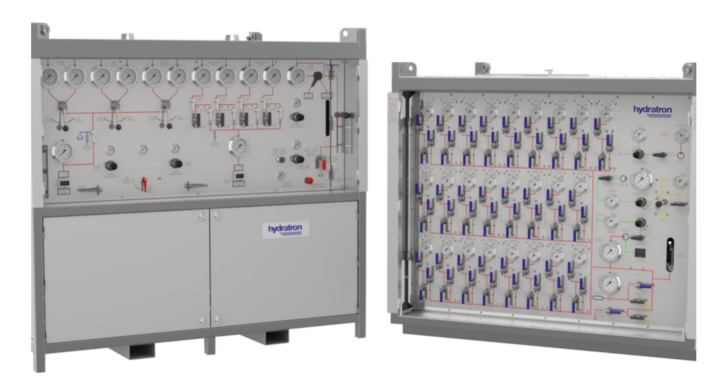 英國Hydratron工程系統-Hydraulic Control Panels 液壓控制面板是為滿足客戶規格的復雜需求而設計的系統， 設計用于操作水下閥門致動器、防噴器、液壓致動器等。
