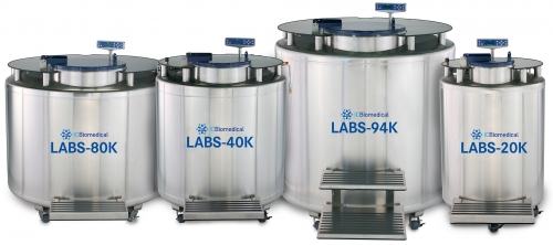 美國(guó) IC Biomedical 大容量不銹鋼低溫冷凍罐 LABS系列