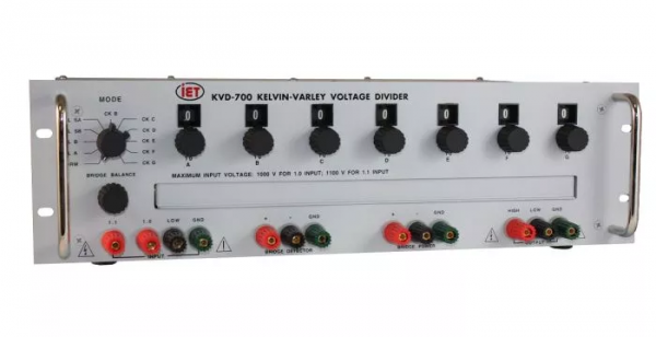 美國(guó)IET Labs KVD-700 精密開(kāi)爾文-瓦利分壓器 國(guó)家計(jì)量級(jí)100kΩ基準(zhǔn)分壓器