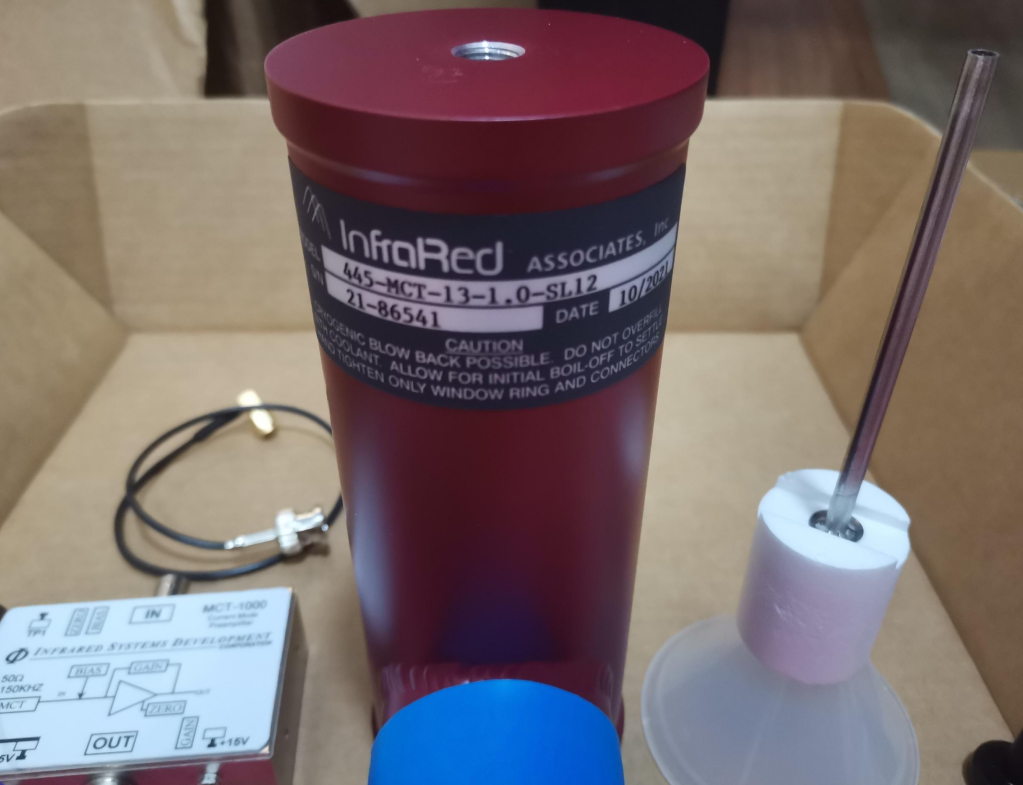 Infrared MCT-13-1.00 液氮冷卻MCT探測器, 紅外探測器