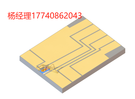 Innolume  單模半導體激光管 梳狀激光器 （Chip-on-carrier） 80GHz O 波段梳狀激光器，基座芯片