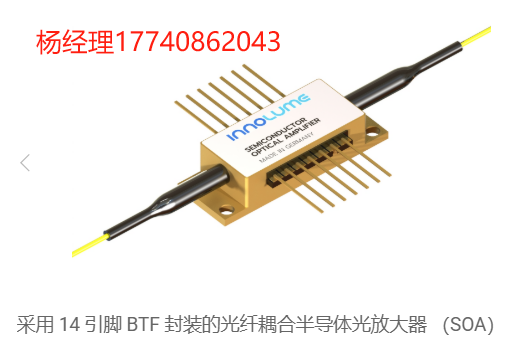 Innolume 光放大器 半導體光放大器 （SOA） 1250nm 半導體光放大器，采用 BTF 封裝
