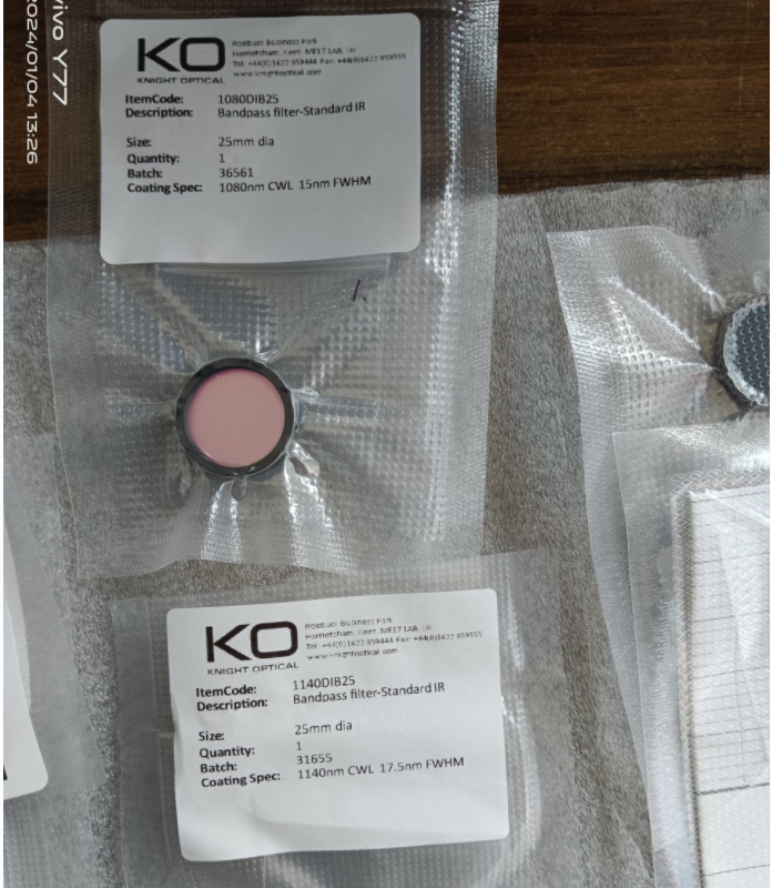 英國Knight Optical 1080nm1080DIB25帶通濾波片,二向色濾光片,KO光學(xué)供應(yīng)商,Knight Optical代理