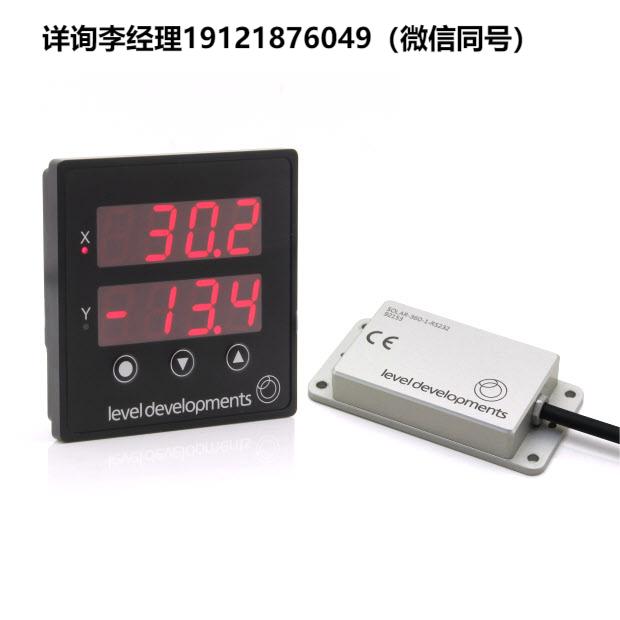 LEVEL DEVELOPMENTS LIMITED SOLAR 傾角儀 帶面板安裝傾斜開關顯示器和 3m 電纜