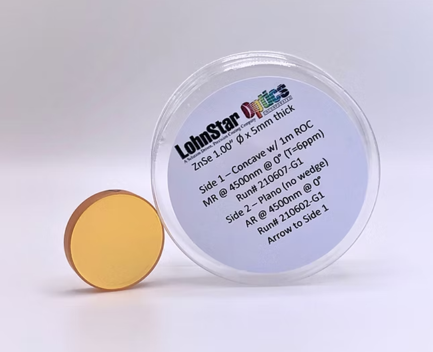美國LohnStar Optics中紅外光腔衰蕩氣體檢測高反射率光學腔鏡