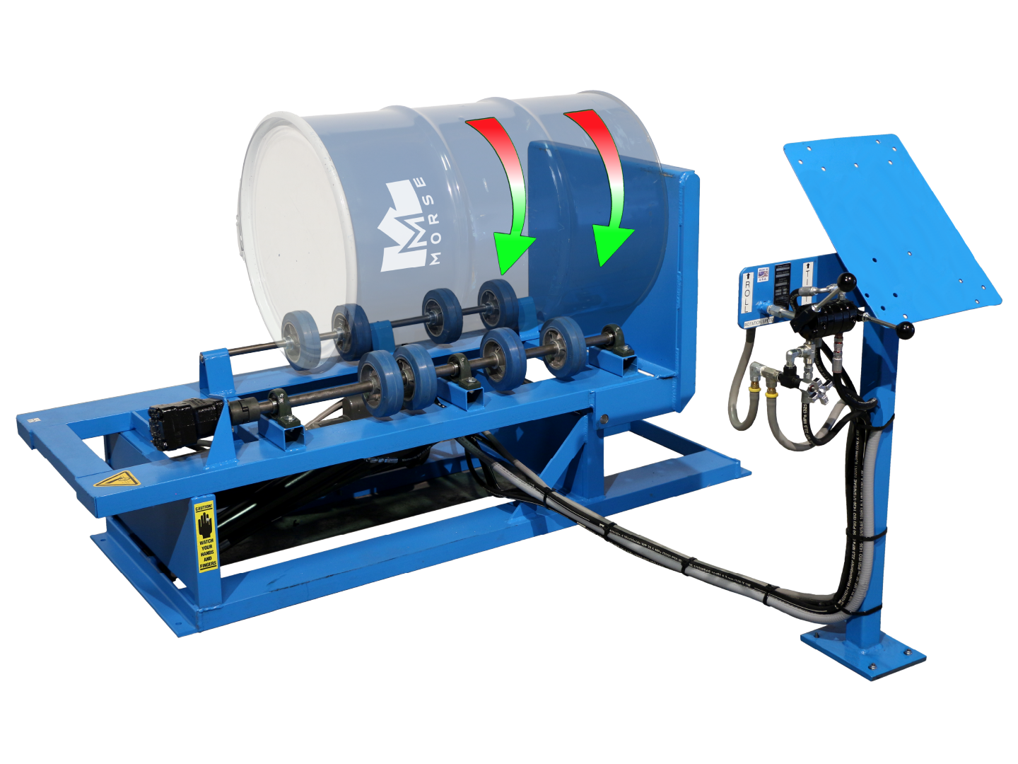 Morse Hydra-Lift 滾筒456 系列 Hydra-Lift 滾筒壓路機單相 60Hz 電動