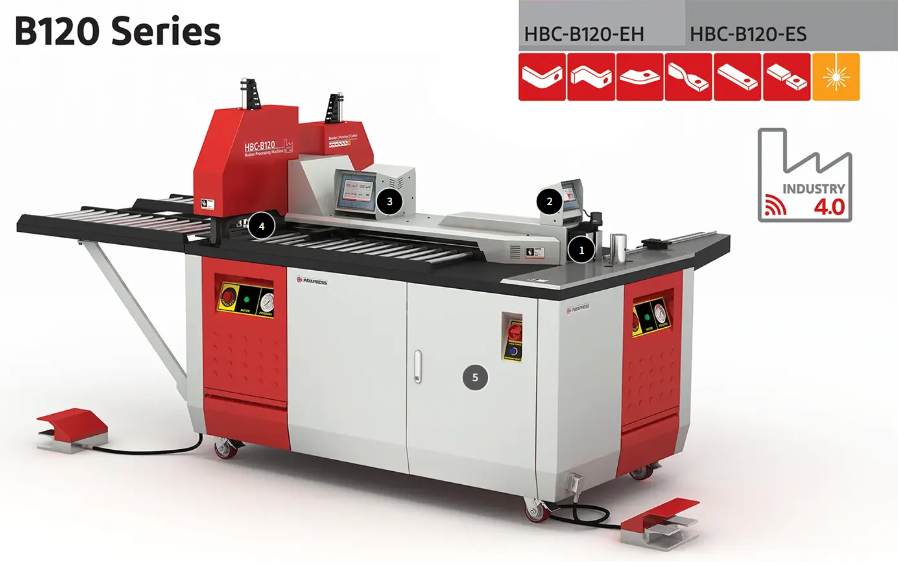 PAYAPRESS 母線加工機 3 合 1 電氣母線機HBC-B120 ES/EH