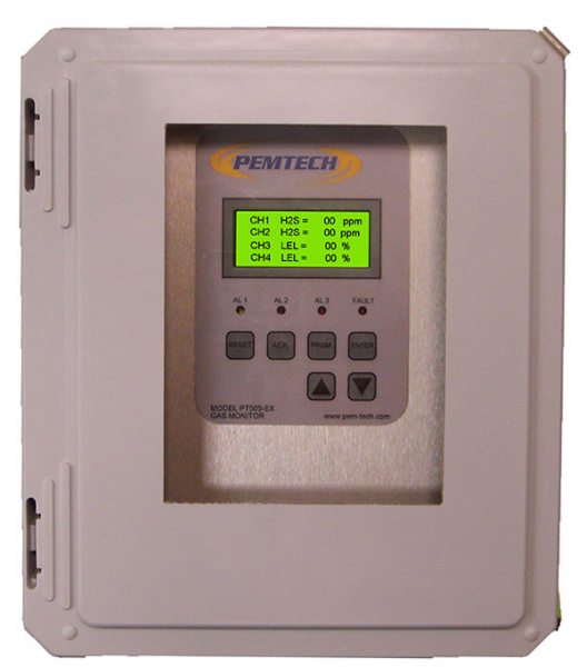 美國PemTech PT500 & PT2008 多通道控制器 連續氣體檢測 多通道氣體監控器和控制器