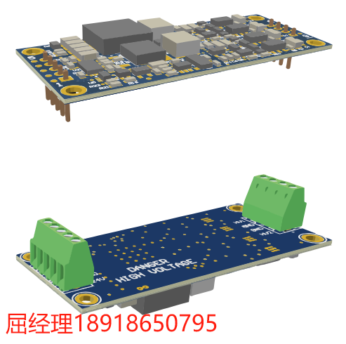 piezodrive BD 系列雙通道驅動器，用于壓電彎曲器促動器 包含一個高壓電源和兩個線性放大器通道 全面的過載保護，并配有螺絲端子或 PCB 安裝引腳