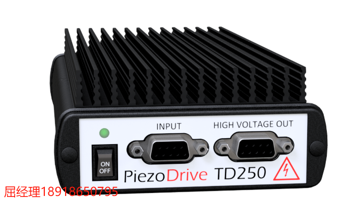 PiezoDrive TD250 用于驅動壓電管的 6 通道 250V 放大器 適用于驅動壓電管和其他致動器 應用包括納米定位、顯微鏡、電光學和振動控制