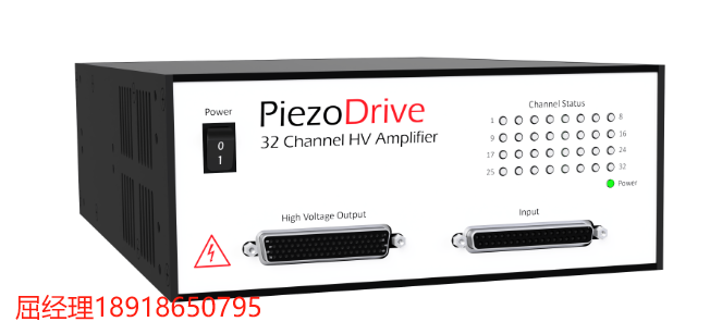 PiezoDrive PD32 – 32 通道壓電驅動器 高帶寬、低噪聲放大器 用于驅動多達 32 個壓電致動器 壓范圍可在 +45V 至 +/-130V 范圍內配置，包括 0V 至 +130V 等非對稱電壓范圍