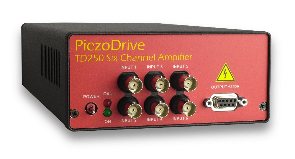 Piezodrive TD250 電壓放大器 六通道電壓放大器 TD250-INV 用于驅動壓電管的6通道250V放大器 壓電驅動器 驅動器 驅動壓電管掃描儀