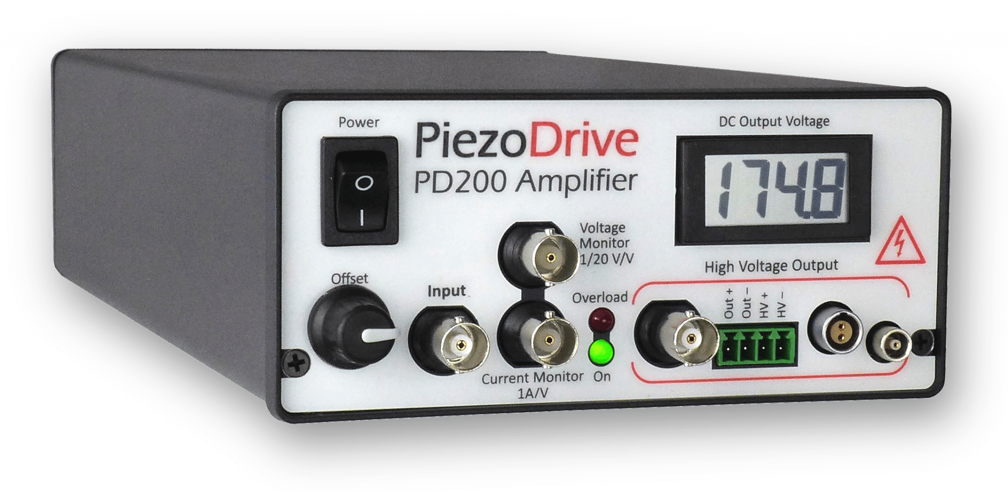 澳大利亞PiezoDrive驅動 PD200 – 60瓦電壓放大器 高帶寬，低噪聲線性放大器，用于驅動壓電執行器。