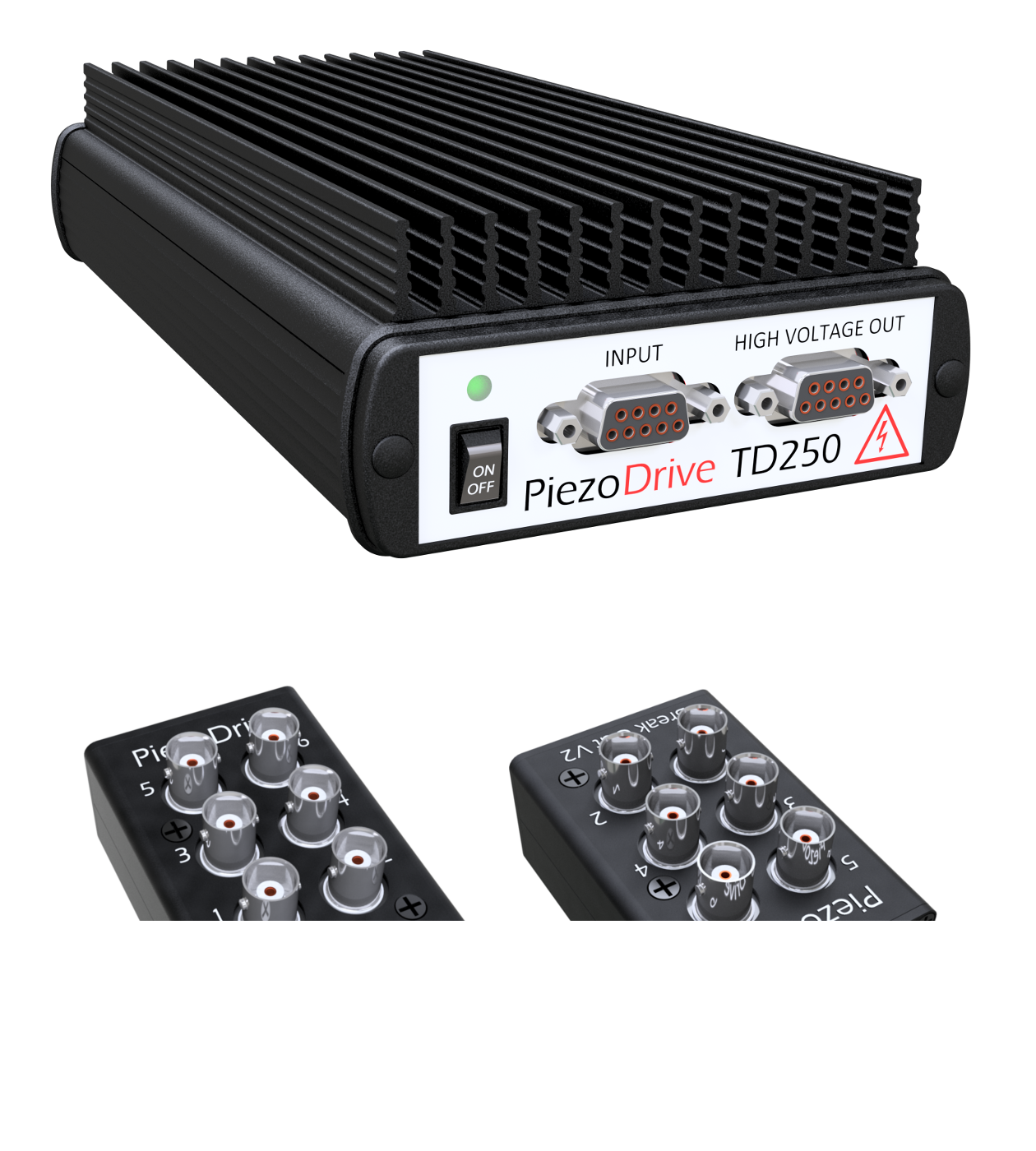 澳大利亞PiezoDrive驅動 TD250 6通道250V放大器，用于驅動壓電管 高帶寬，低噪聲線性放大器，用于驅動壓電執行器。