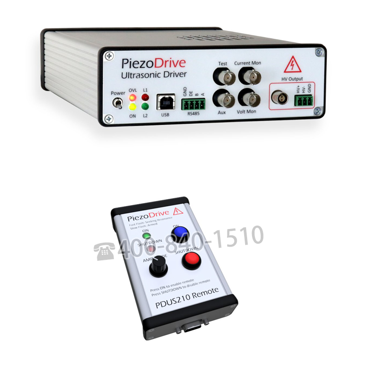 PDUS210 超聲波壓電驅動器， 210瓦超聲波壓電驅動器，超聲壓電驅動，超聲波壓電驅動，微小型精密壓電超聲驅動裝置，壓電驅動，驅動壓電陶瓷