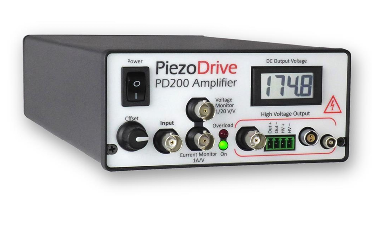 澳大利亞Piezodrive,PD200 – 60 瓦電壓放大器,用于驅(qū)動壓電致動器和其他負載,包括電光、超聲波、振動控制、納米定位系統(tǒng)和壓電電機