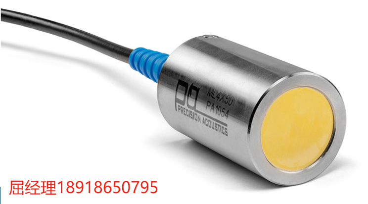 英國Precision acoustics Piston hydrophone 活塞式水聽器 圓形平面活塞浸入式水聽器，用于 100 kHz 至 1 MHz 頻率范圍內的測量