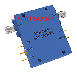 SPST SMA Absorptive Switch SMA 吸收式開關, 0.3-18 GHz Model: SW1AD-33