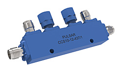 10 dB SMA Dual Directional Coupler 10 dB SMA 雙定向耦合器, 7-12.4 GHz Model: CCS10-12-437/1