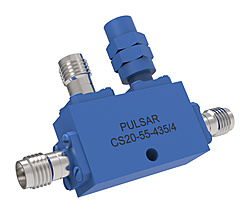 美國Pulsar Microwave -定向耦合器20 dB 1.85mm Directional Coupler-6-60 GHz Model: CS20-55-435/4