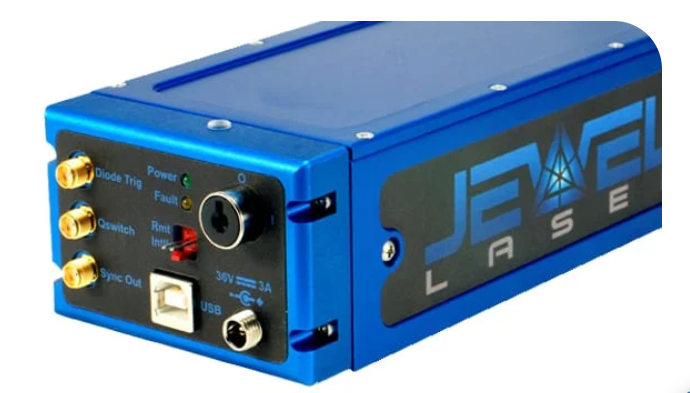 美國Quantum ,Jewel DPSS 激光器,最大能量10mJ @1064nm,脈寬:1064 時為 12.0 ± 2.0 ns