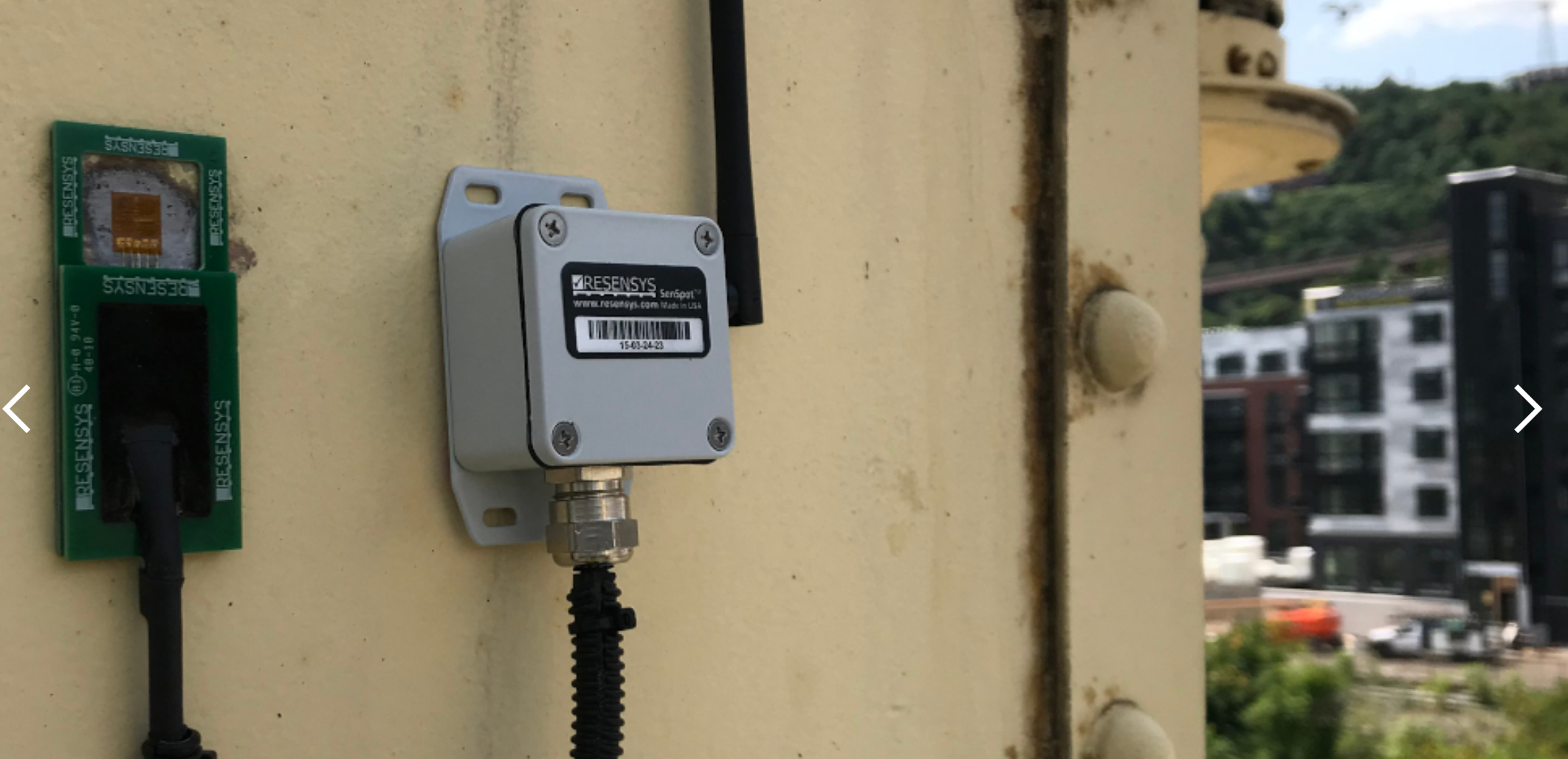 美國Resensys-Wireless Strain Gauge SenSpot™ 無線應變儀，無線應變SenSpot傳感器
