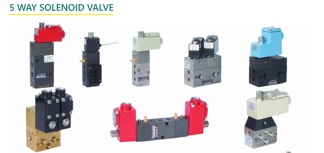 Rotex Automation 3/4” 至 1”電磁閥,5通電磁閥,進口電磁閥