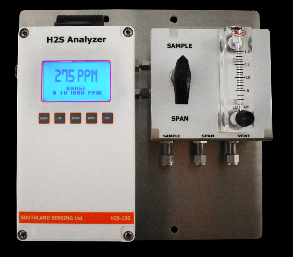 美國Southland Sensing CE危險區域硫化氫分析儀 H2S-150-NG 應用包括天然氣，垃圾填埋和其他工業應用